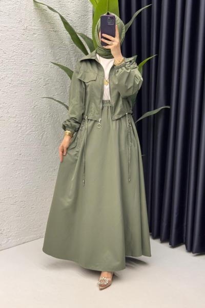 Haki Tuana Takım Tesettür Giyim