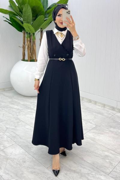 siyah Hazen Jile Tesettür Giyim