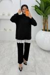 Siyah Taşlı Oysho Takım Tesettür Giyim