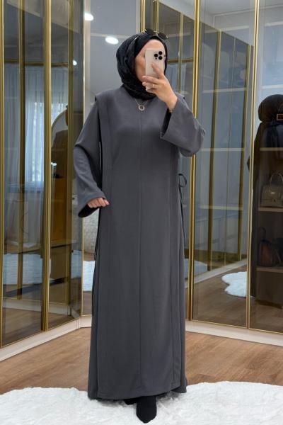 Aller Detaylı Oysho Elbise Füme