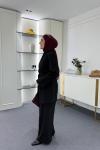D Tokalı Poliviskon Takım Siyah
