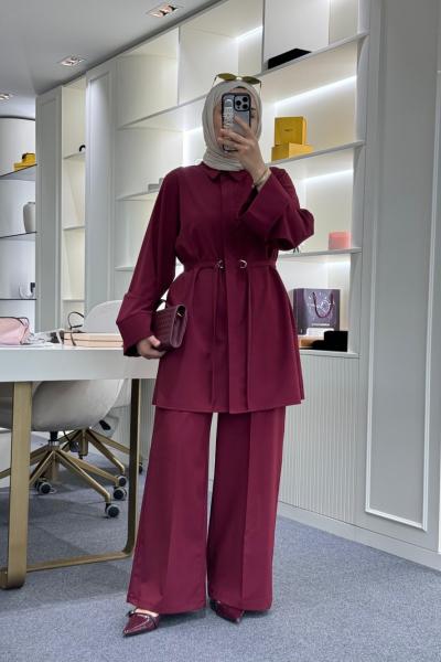 D Tokalı Poliviskon Takım Bordo