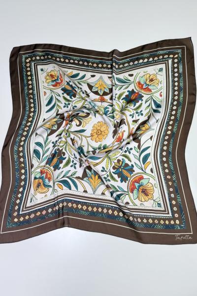 Etnik Fular Kahverengi