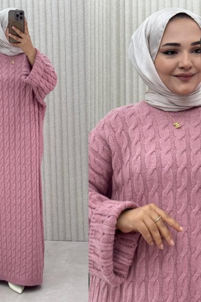 4072 Örgü Triko Elbise