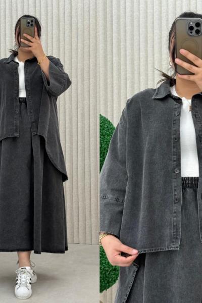 Sümbül Kot Etekli Takım