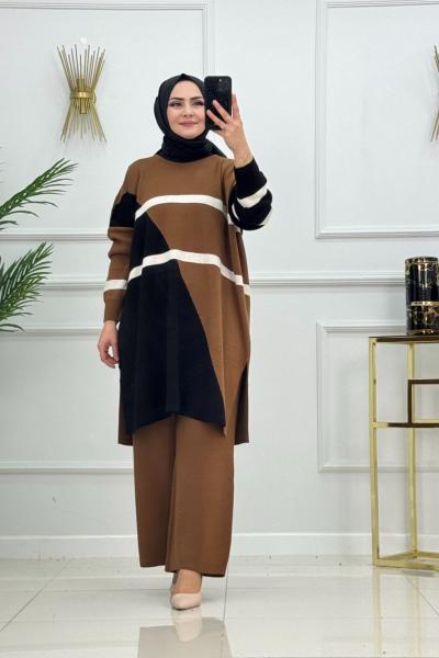BEYZA TRİKO TAKIM-ACI KAHVE