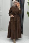 Melisa Elbise Kahverengi