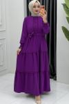 Nefes Elbise Mor