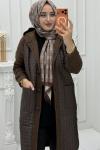 Seher Hırka Kahverengi