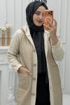 Seher Hırka Krem