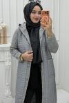 Seher Hırka Gri