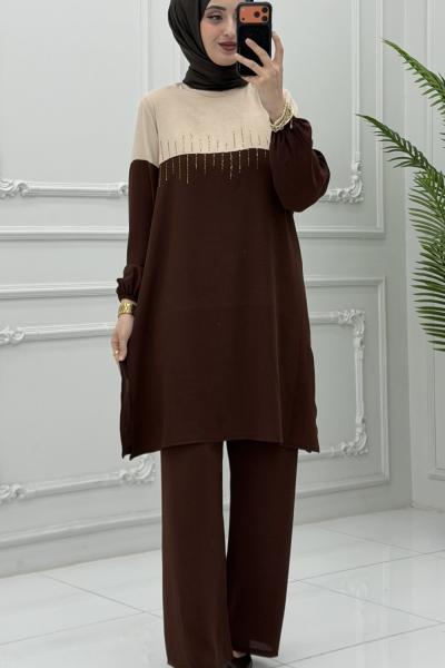 Seyran Takım Kahverengi